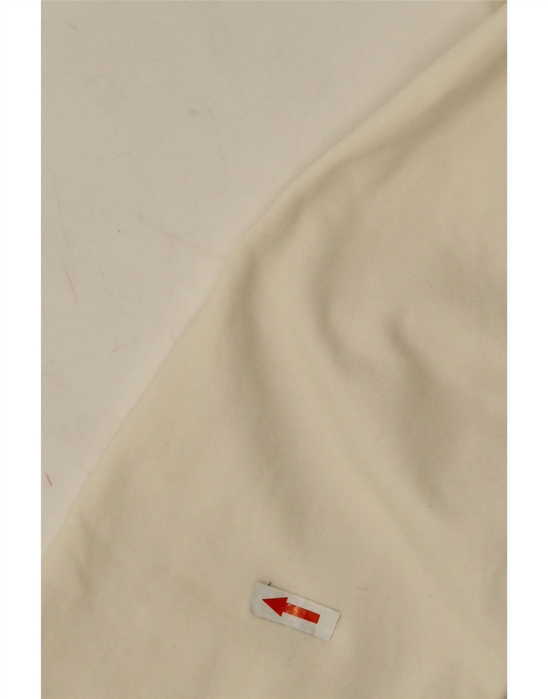 Pirelli Veste de survêtement graphique pour femme UK 10 Petit coton blanc cassé