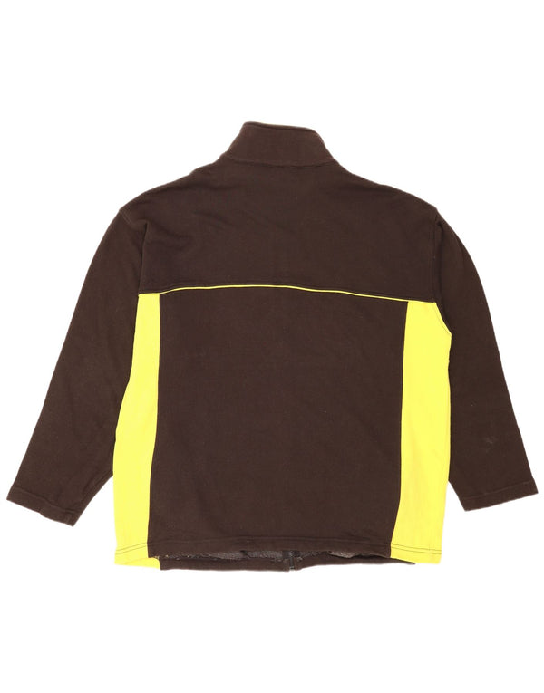 Reebok Veste de Survêtement Regular Fit Homme Marron XL Colorblock Sports