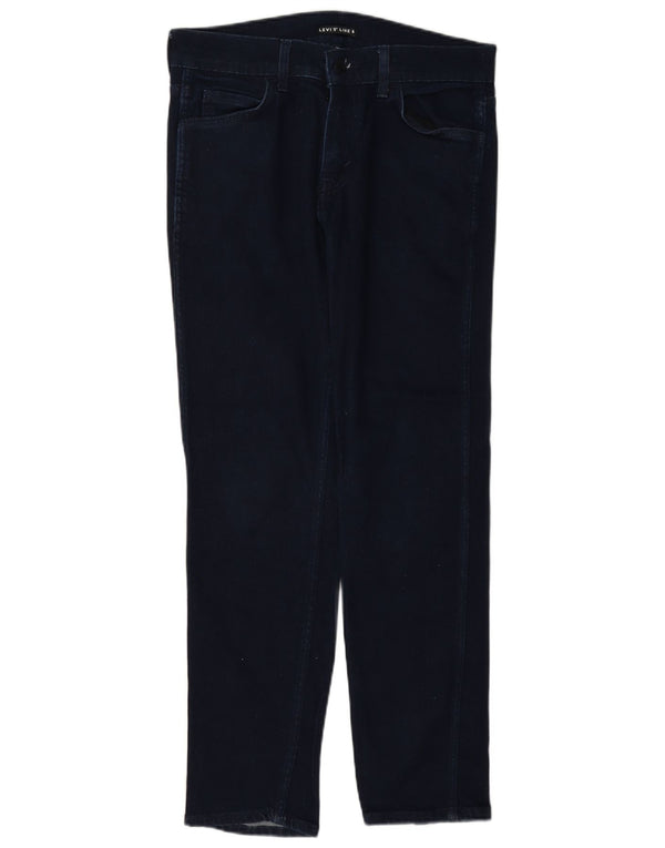 Levi's Jean Slim Line 8 Femme W30 L30 Bleu Marine Coton