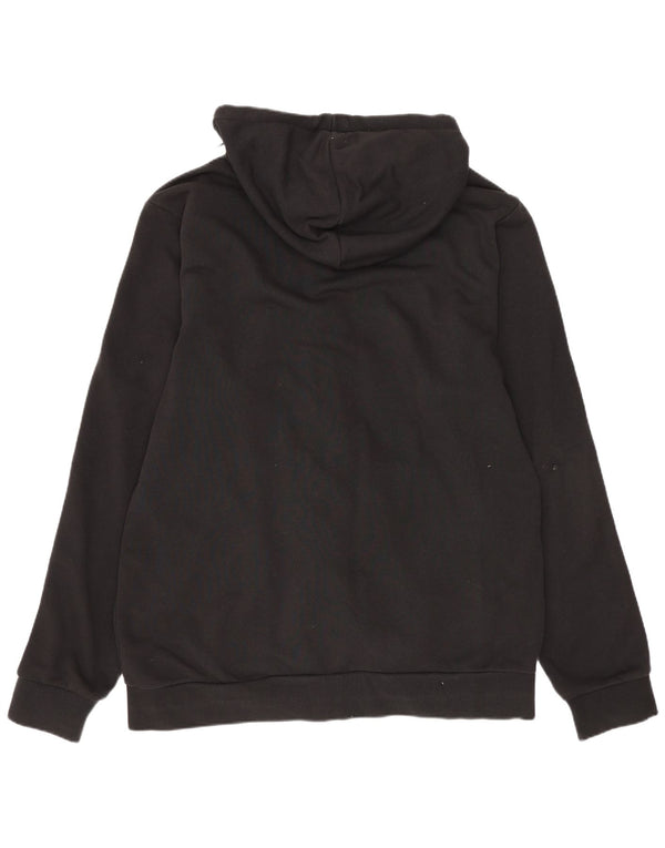 Adidas Pull à capuche zippé pour homme Grand coton noir