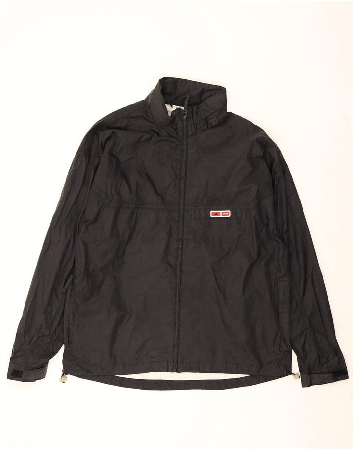 Adidas Veste de pluie graphique pour homme UK 42/44 Large Noir