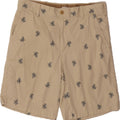 IZOD Mens Chino Shorts W33 Medium Beige Floral Cotton Vintage Izod and Second-Hand Izod from Messina Hembry 