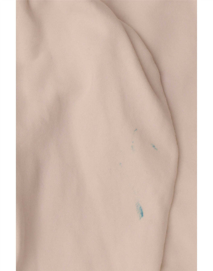 Roxy Sweat-shirt court surdimensionné pour femme UK 10 Petit Blanc