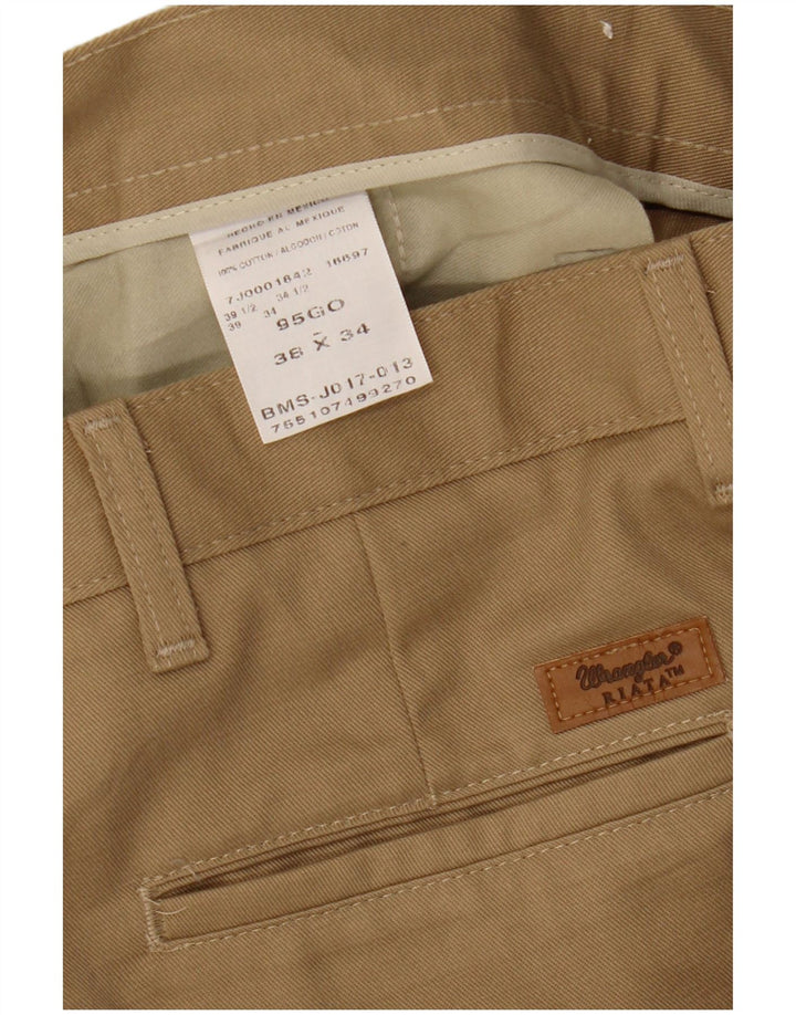 WRANGLER Pantalon Chino Pegged Homme W38 L34 Coton Beige