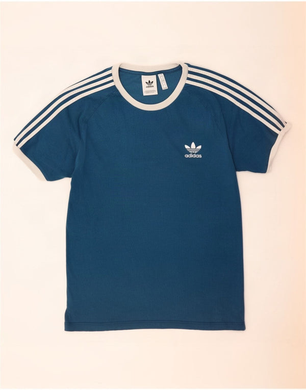 Adidas T-Shirt Homme Haut Grand Bleu Coton
