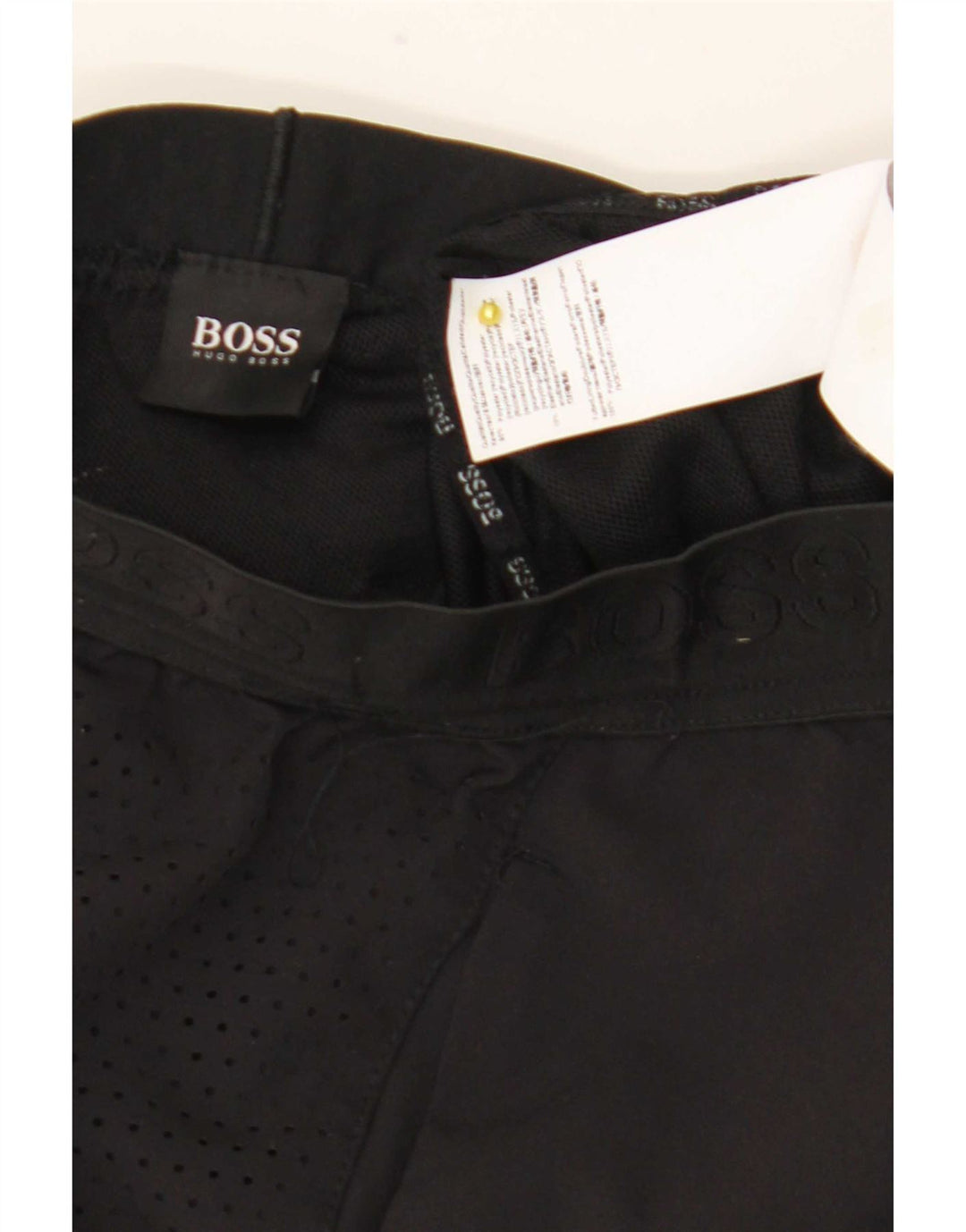 Hugo Boss Short de sport pour homme Petit noir Polyester