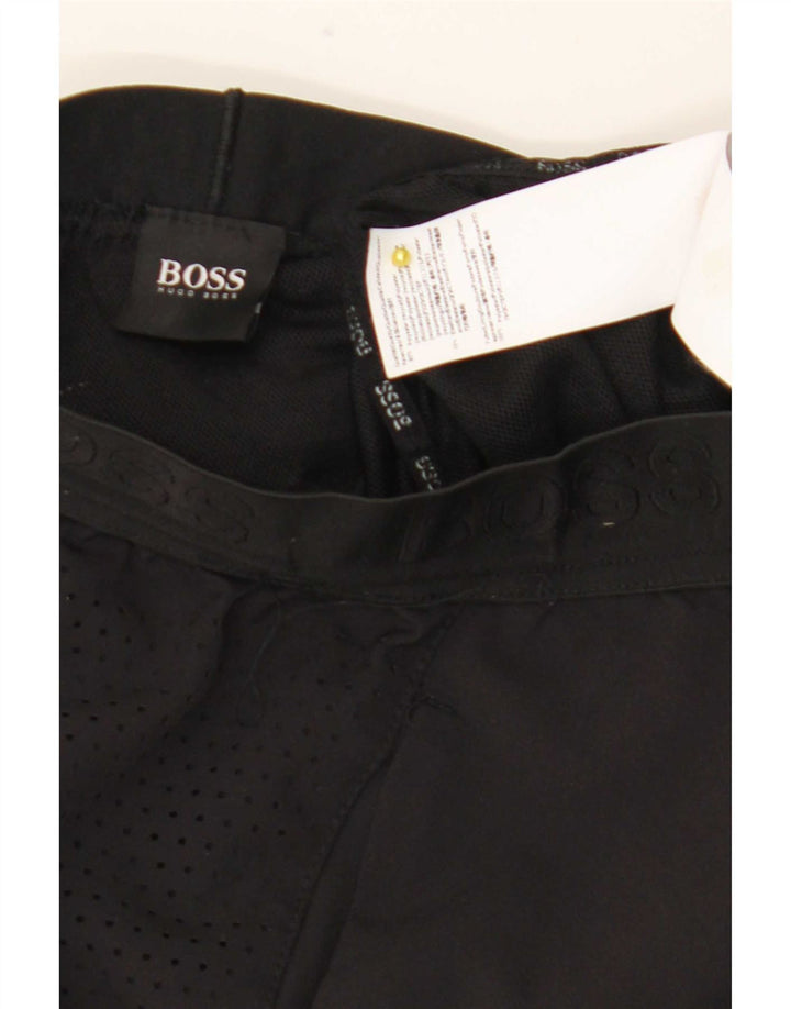 Hugo Boss Short de sport pour homme Petit noir Polyester