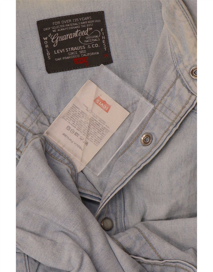 Levi's Chemise en Jean Homme Bleu Moyen Coton