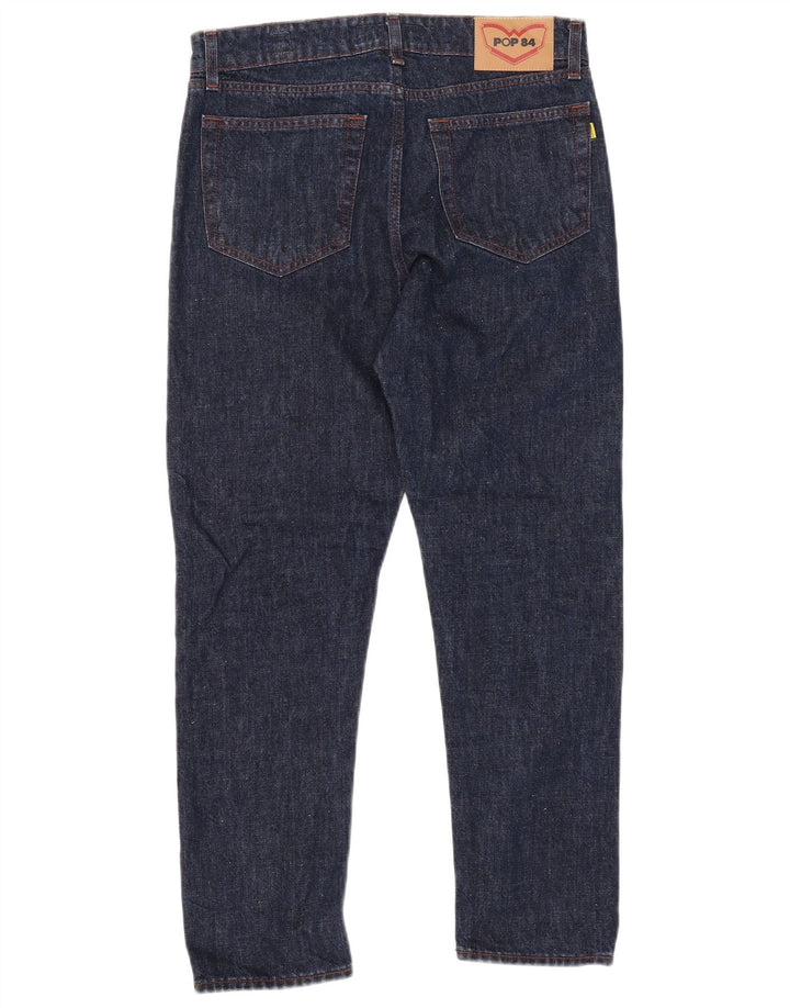 POP 84 Jean droit homme W31 L26 bleu marine coton