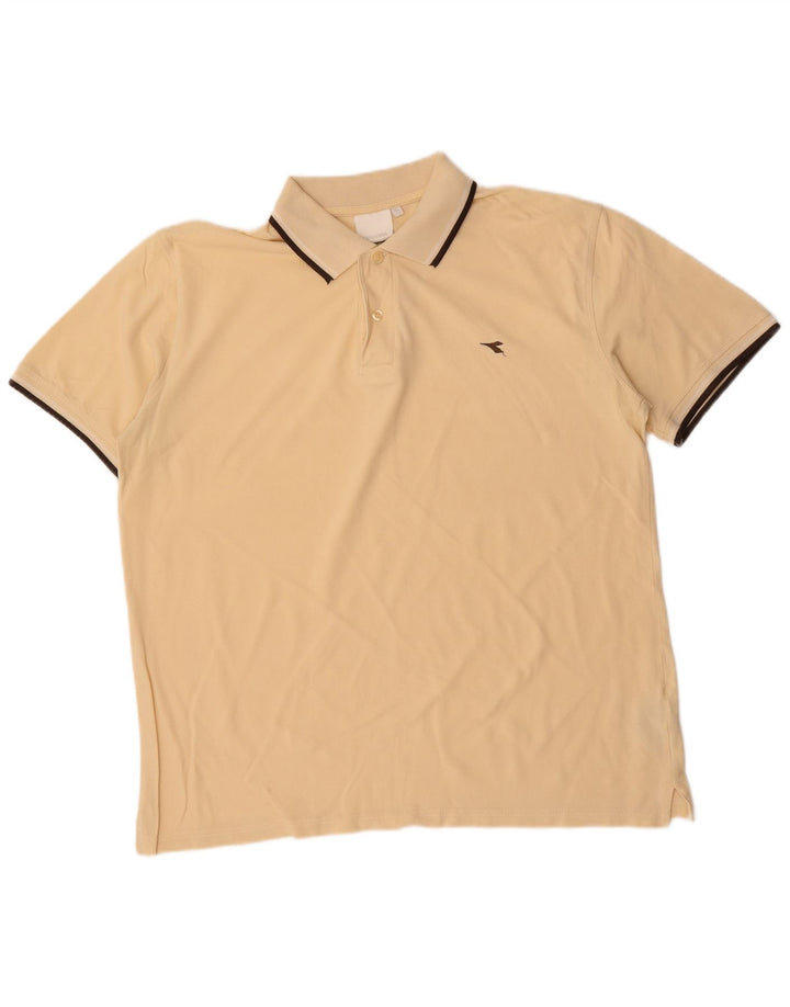 DIADORA Polo Homme XL Beige Coton