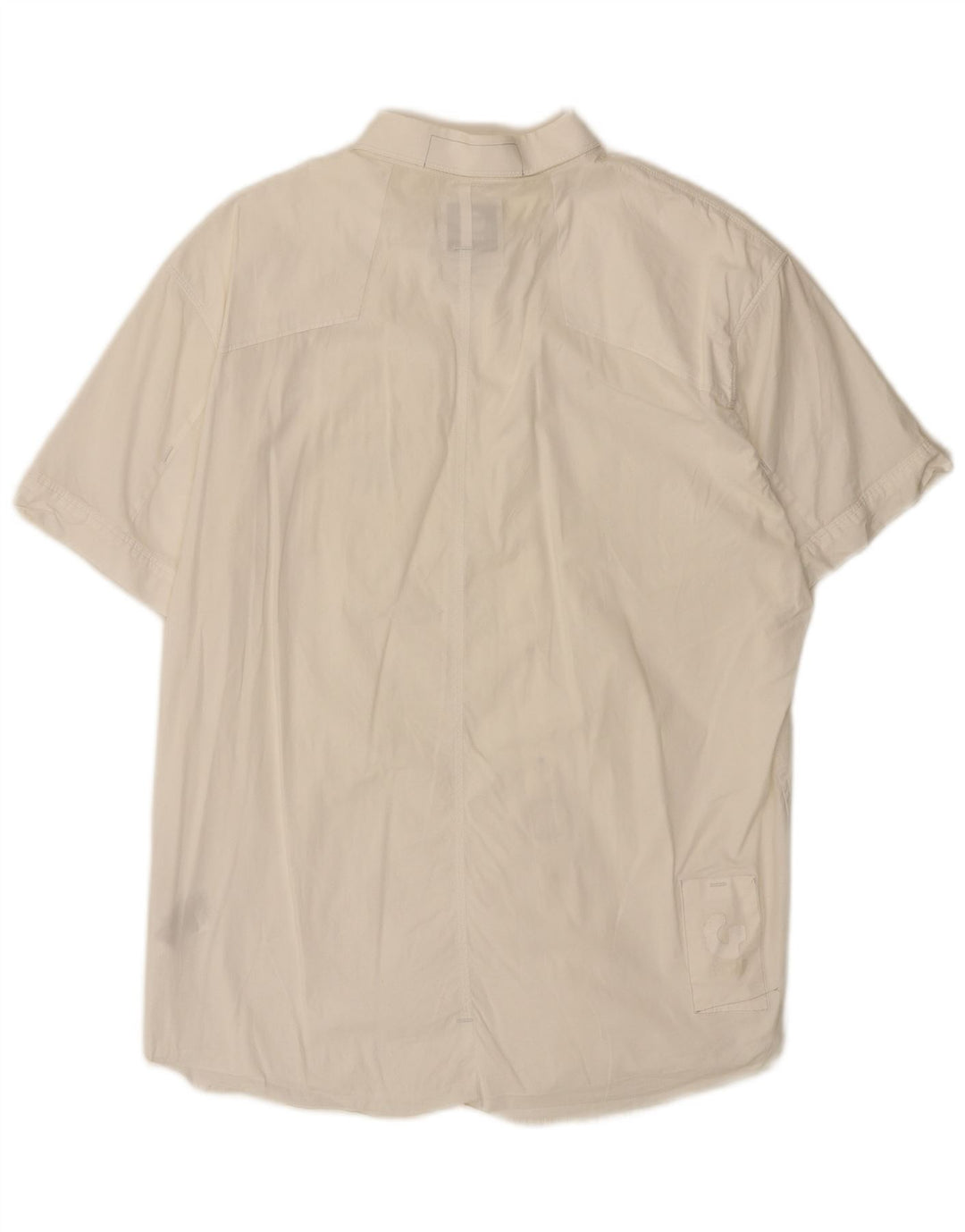 G-STAR Mens Short Sleeve Shirt 2XL White Cotton