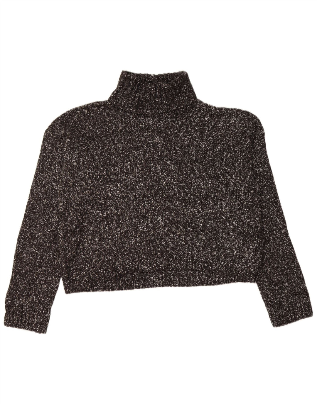 CALVIN KLEIN JEANS Pull col roulé pour femme UK 16 Large Noir