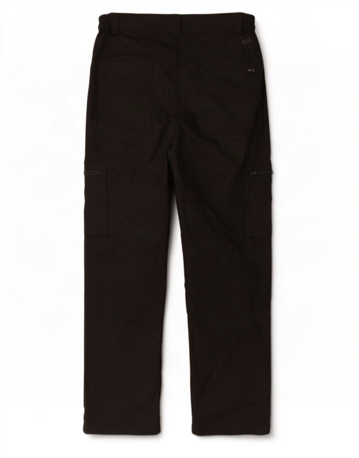 Mountain Warehouse Pantalon Cargo Droit Homme W38 L29 Noir Polyester