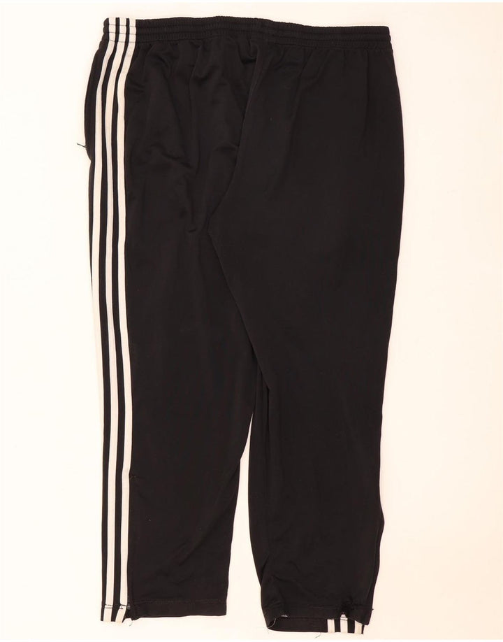 Adidas Pantalon de survêtement pour femme UK 18 XL Noir Polyester
