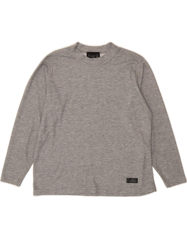 EDDIE BAUER Womens Top Long Sleeve UK 18 XL Grey Polyester Vintage Eddie Bauer and Second-Hand Eddie Bauer from Messina Hembry 