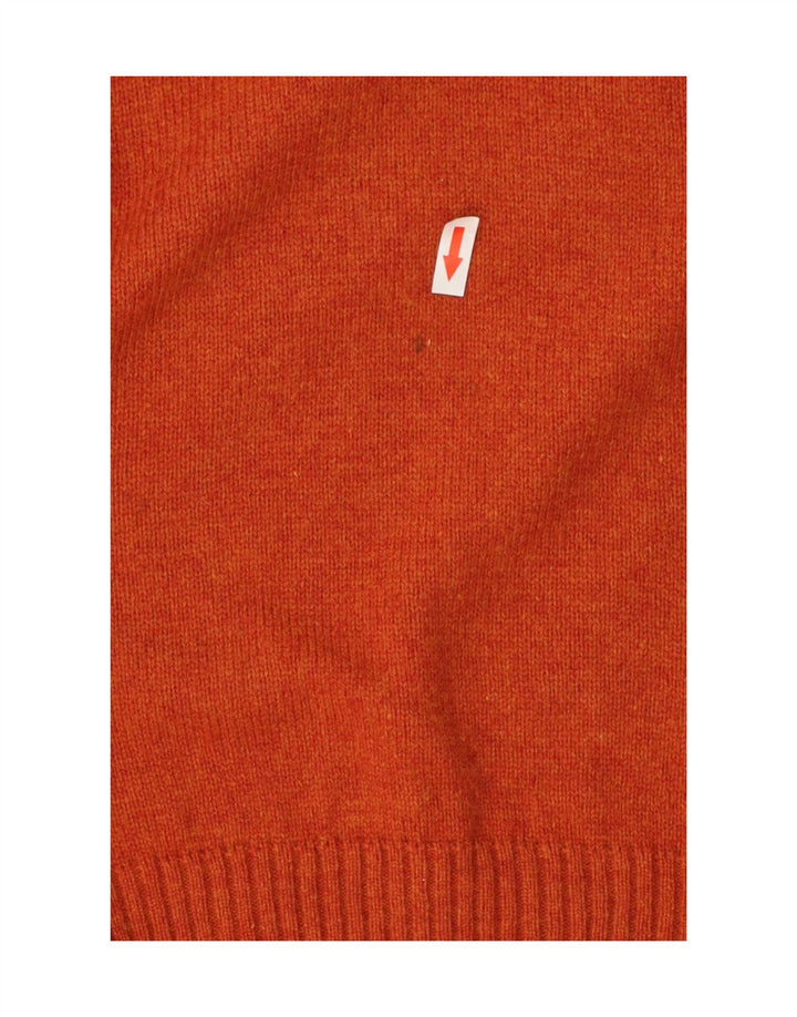 Bugatti Pull Col V Homme XL Orange Laine d'Agneau