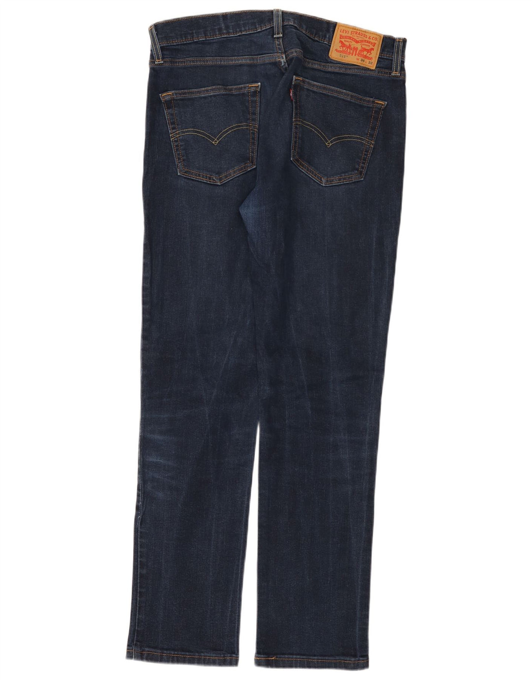 LEVI'S Jean Slim 511 Homme W34 L32 Bleu Marine Coton