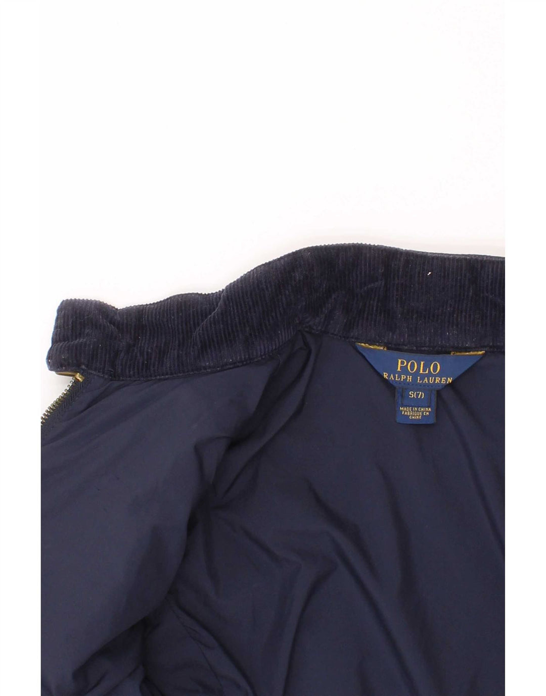Polo Ralph Lauren Veste matelassée fille 6-7 ans Small Bleu marine Polyester