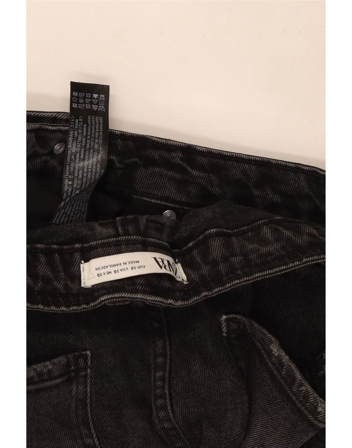 Zara Short en jean pour homme EU 38 Small W30 Coton noir