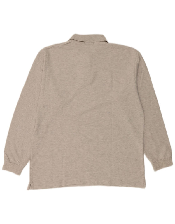 Fila Polo à manches longues homme IT 52 Large gris coton