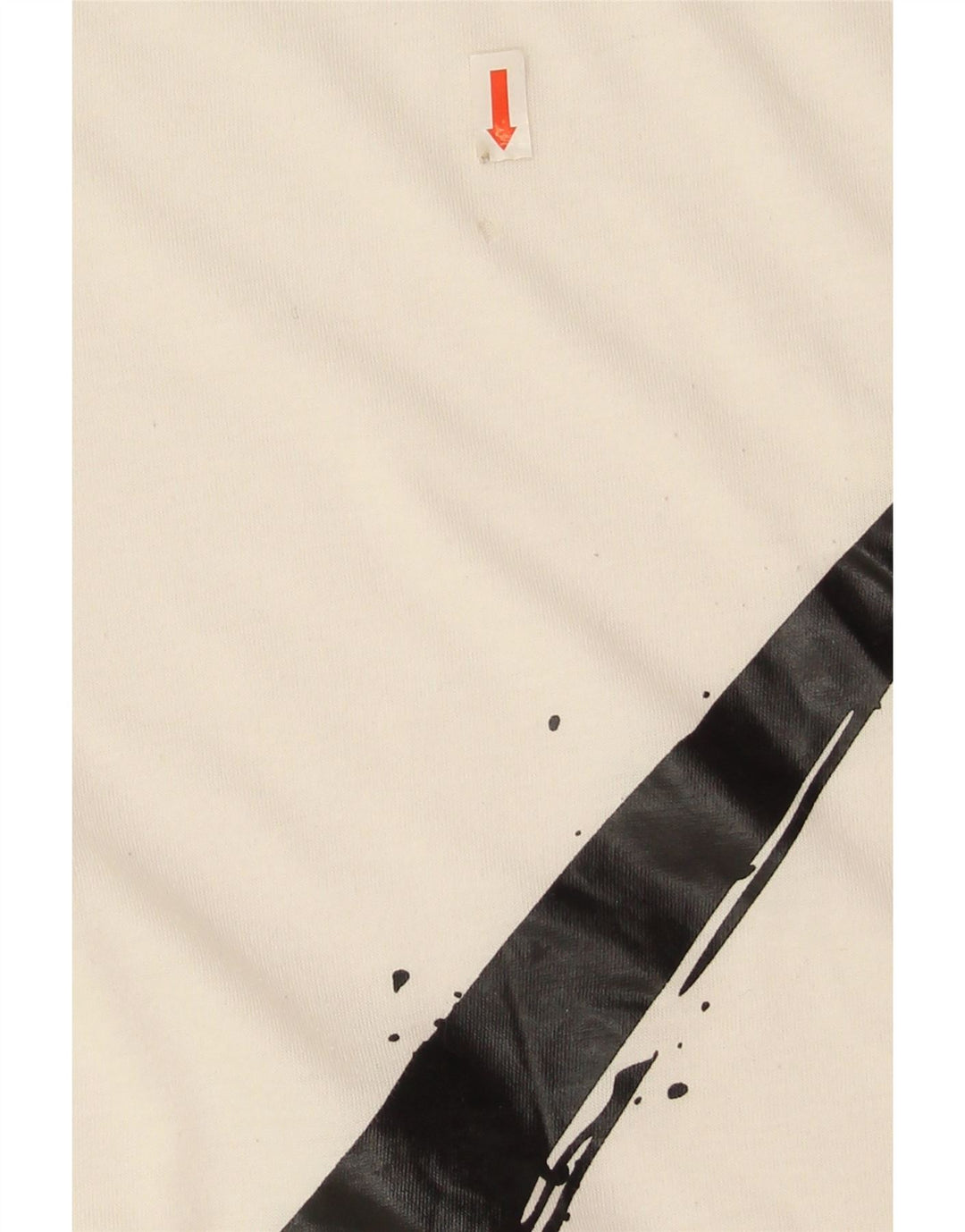 Nike T-shirt graphique pour femme UK 14 Polyester blanc moyen