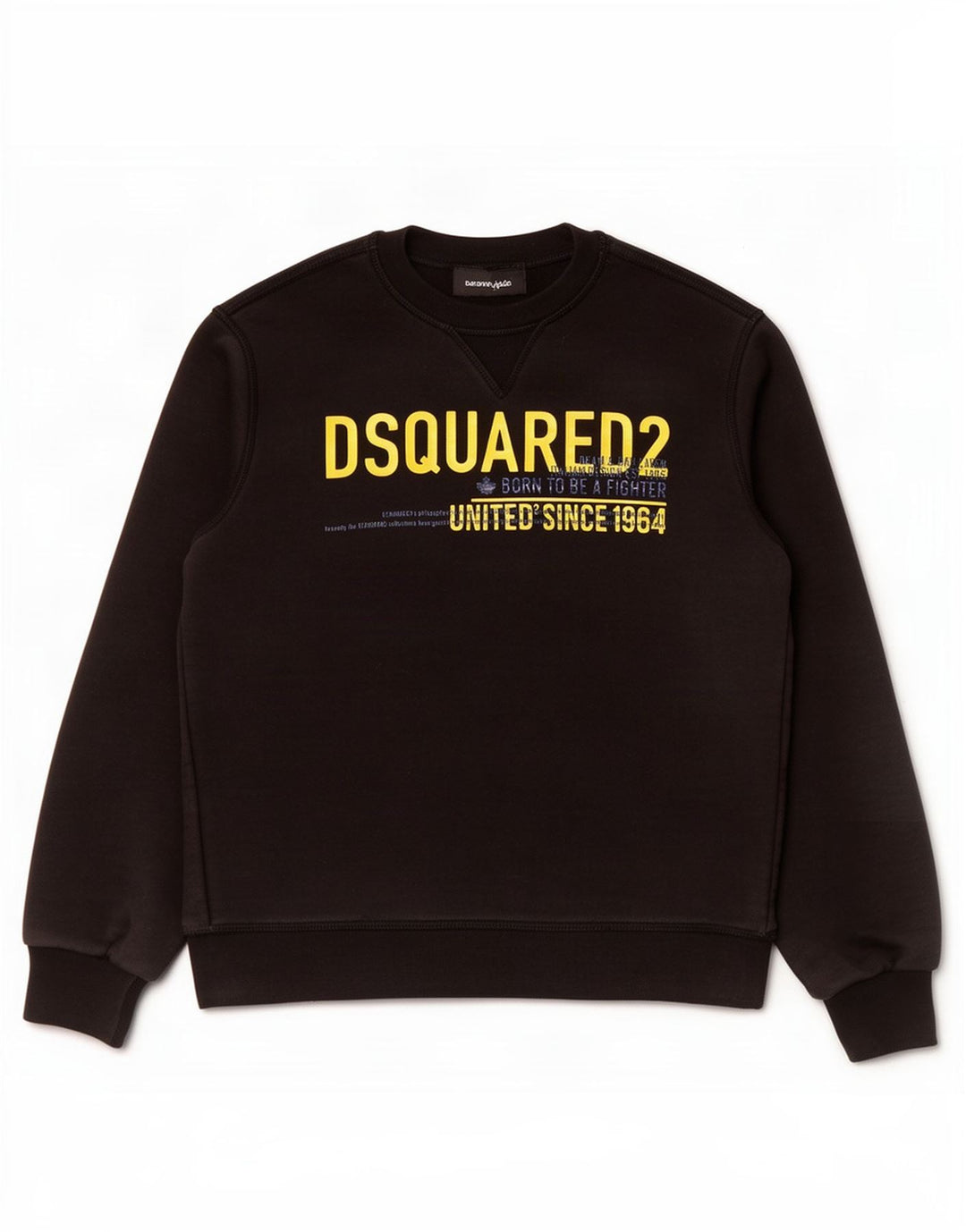 Dsquared2 Sweat-Shirt Graphique Garçon 9-10 Ans Coton Noir