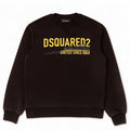 Dsquared2 Sweat-Shirt Graphique Garçon 9-10 Ans Coton Noir