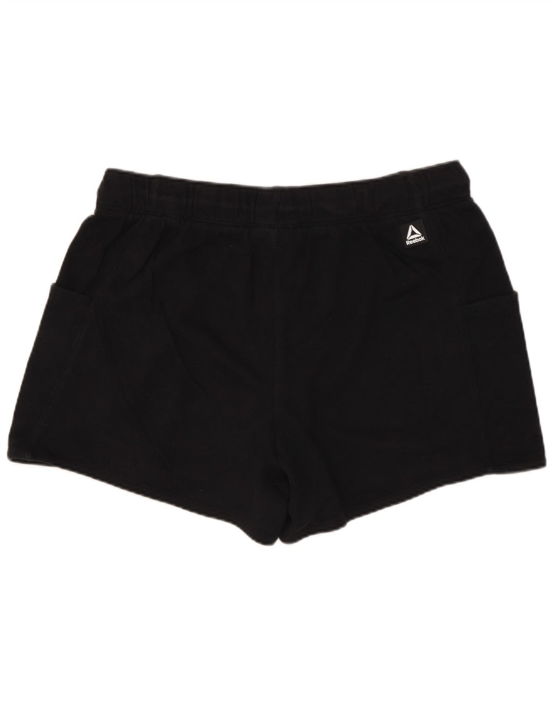 REEBOK Short de sport pour femme UK 14 Large Noir Coton