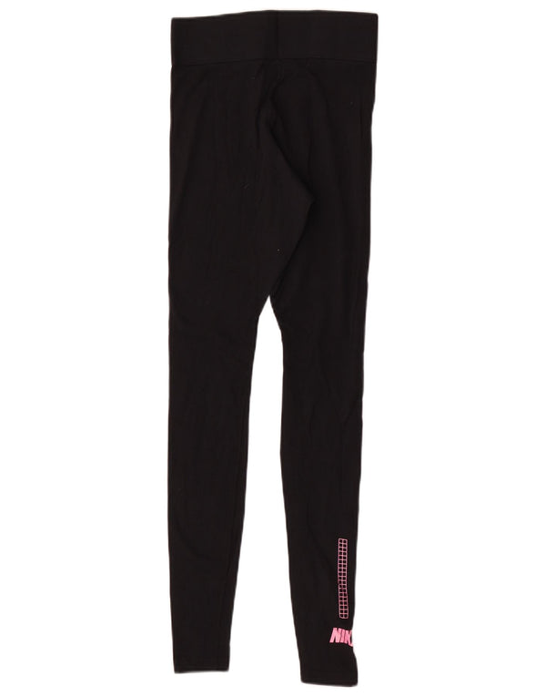 Nike Legging court graphique pour femme UK 4 XS Noir