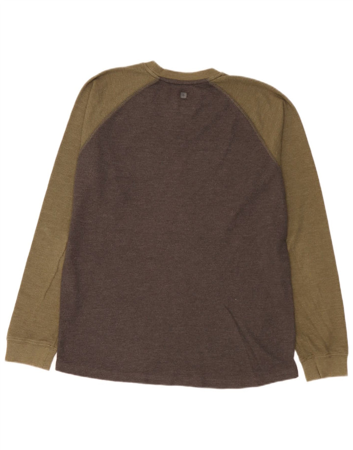 Mountain Warehouse Haut IsoCool à Manches Longues pour Homme Gris Colorblock
