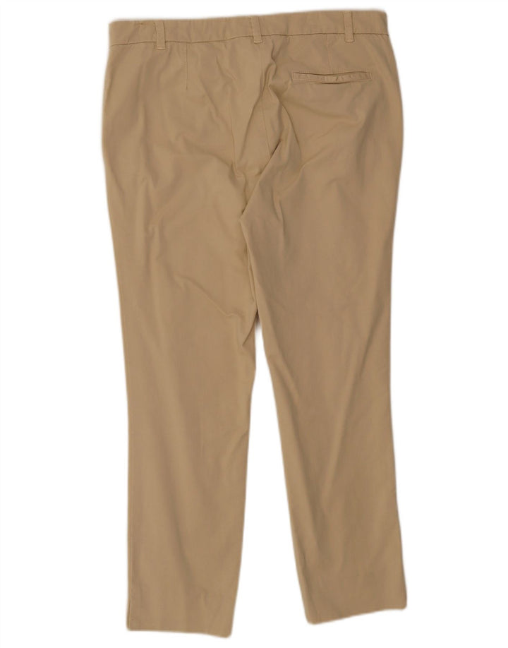 Massimo Dutti Pantalon Chino Slim Femme W34 L26 Beige