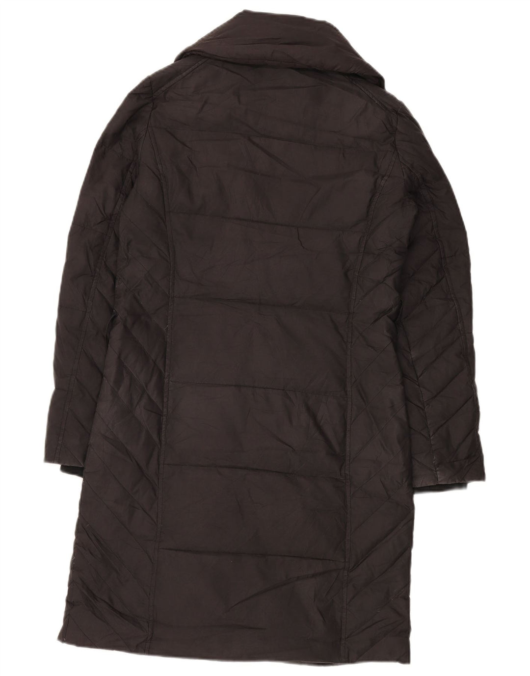 OASIS Manteau rembourré surdimensionné pour femme UK 10 Petit Noir Polyester