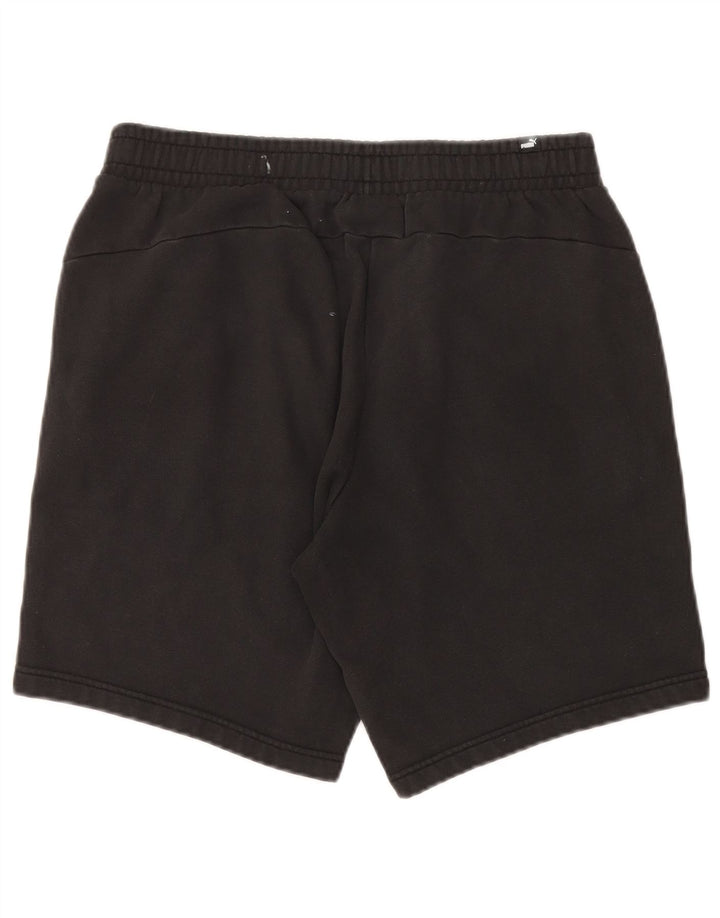 Puma Short de sport pour homme en coton noir Taille L