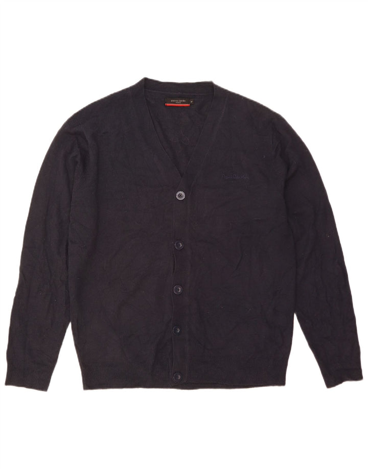 Pierre Cardin Pull Cardigan Homme Bleu Marine Moyen Acrylique