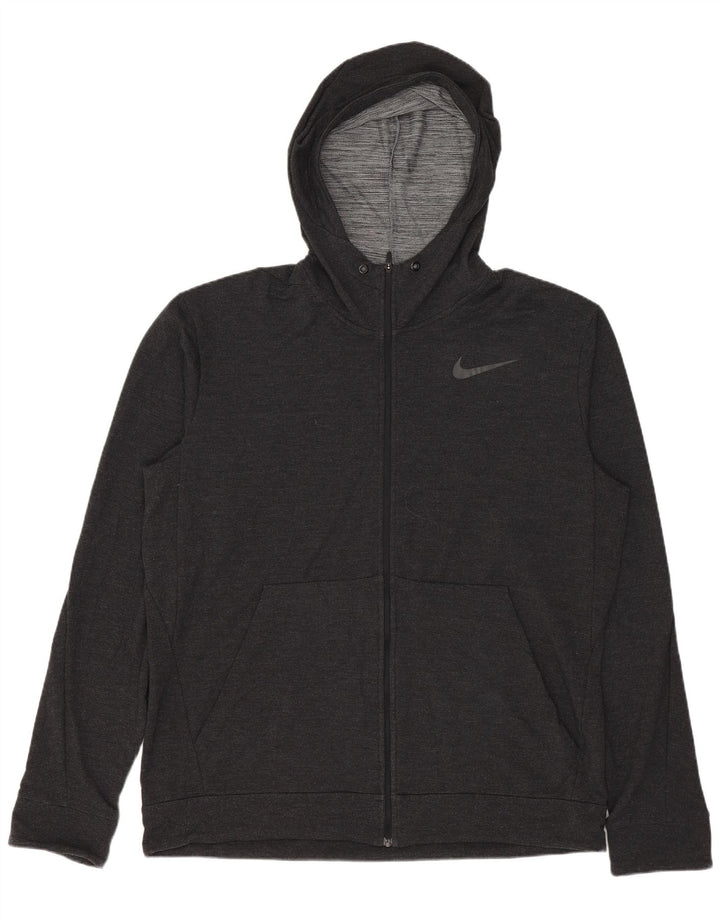 Nike Dri Fit Zip Sweat à capuche pour homme Gris Rayonne
