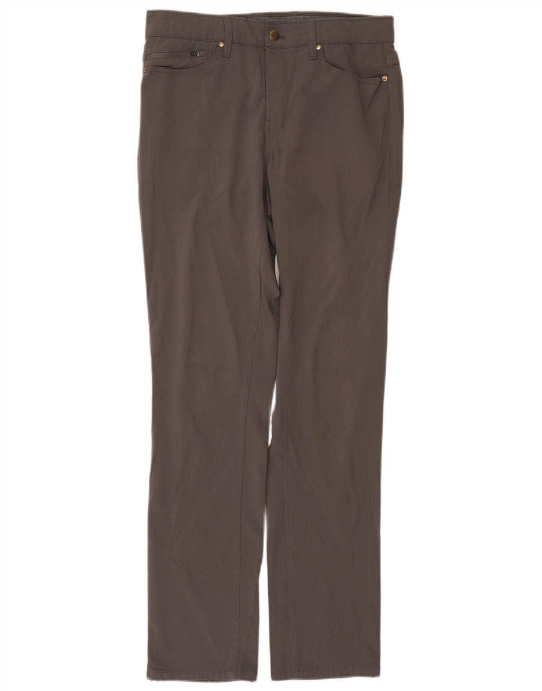 Dkny Pantalon décontracté droit pour homme W30 L32 Gris Polyester
