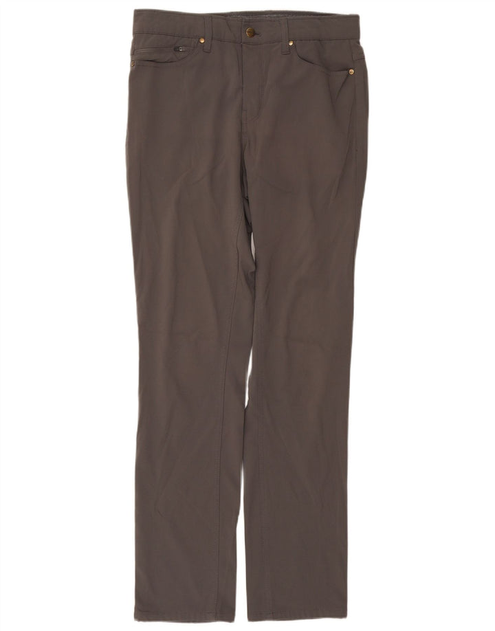 Dkny Pantalon décontracté droit pour homme W30 L32 Gris Polyester
