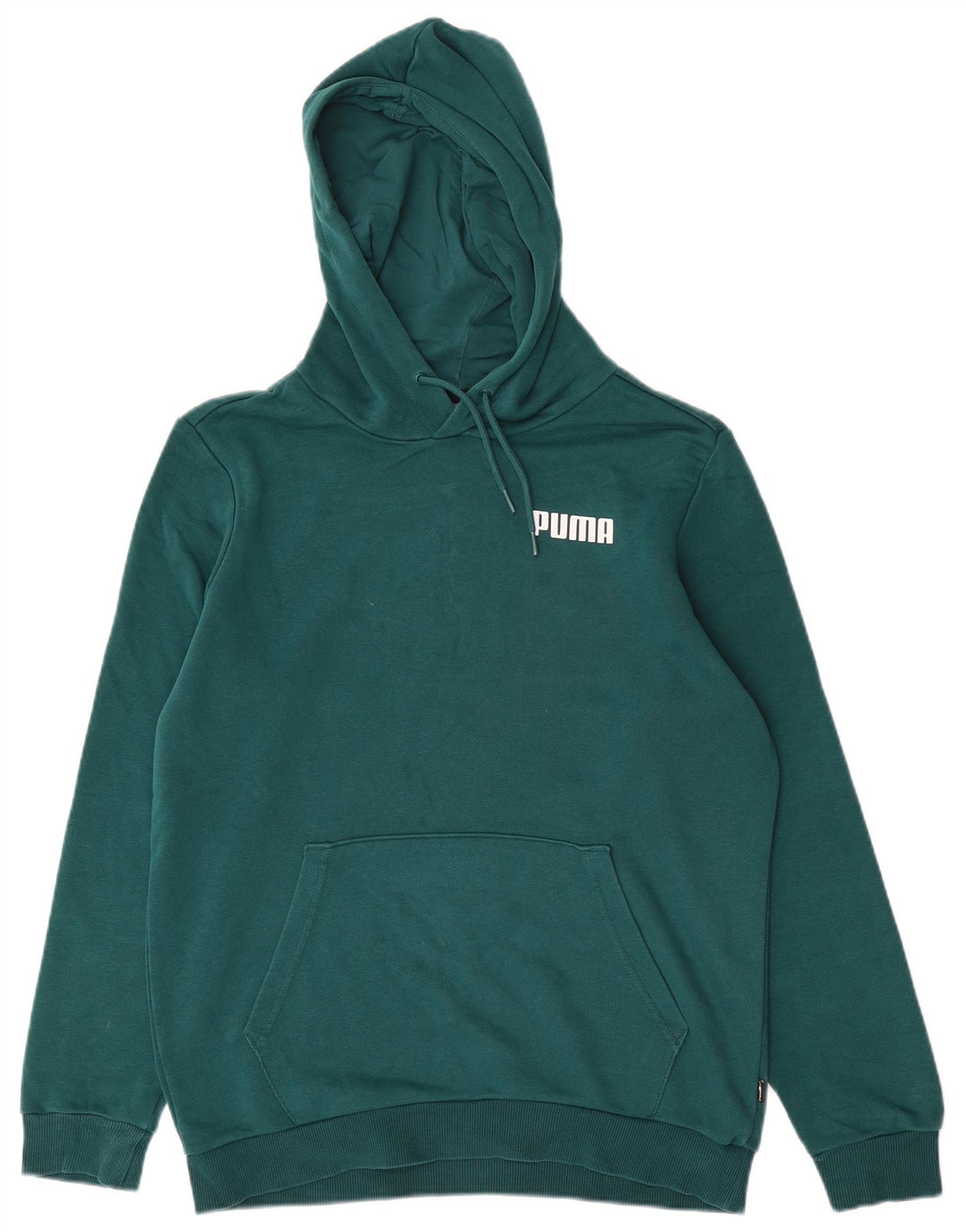 Puma Pull à capuche pour homme Petit Vert