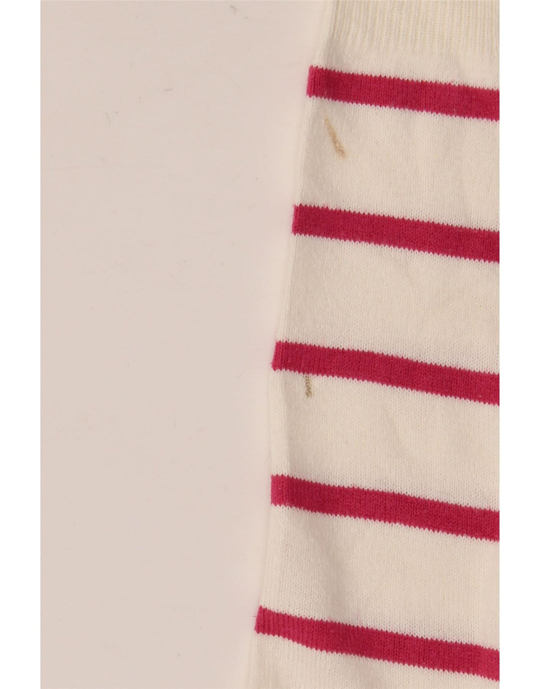 Marks & Spencer Pull ras du cou pour femme UK 10 Petit blanc rayé