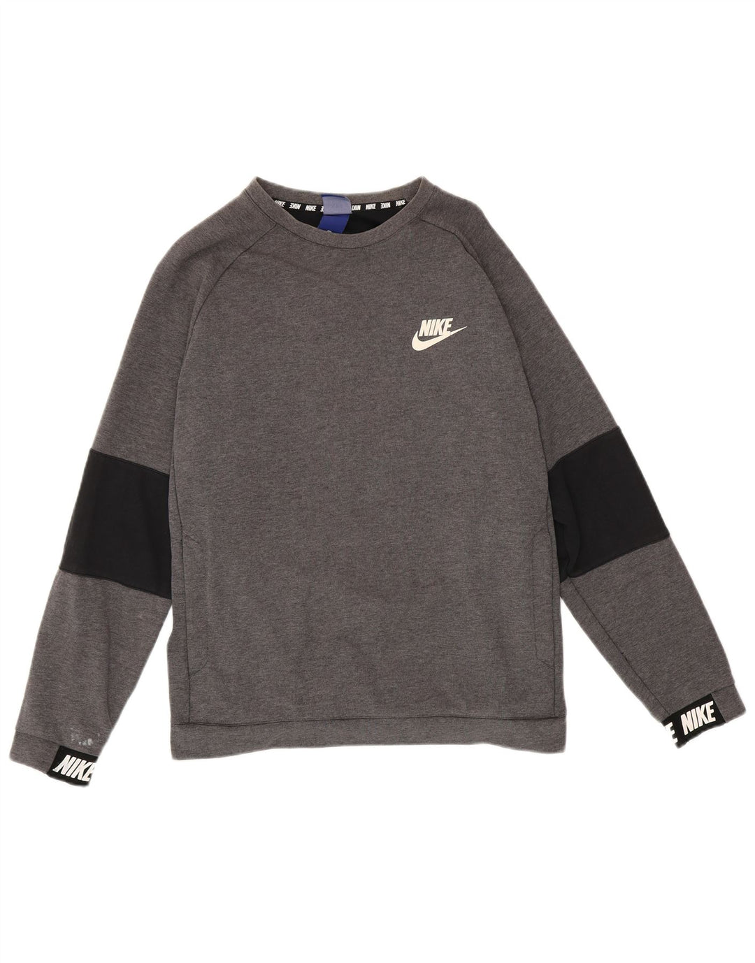 Nike Sweat-shirt graphique pour homme Taille L Gris Colorblock