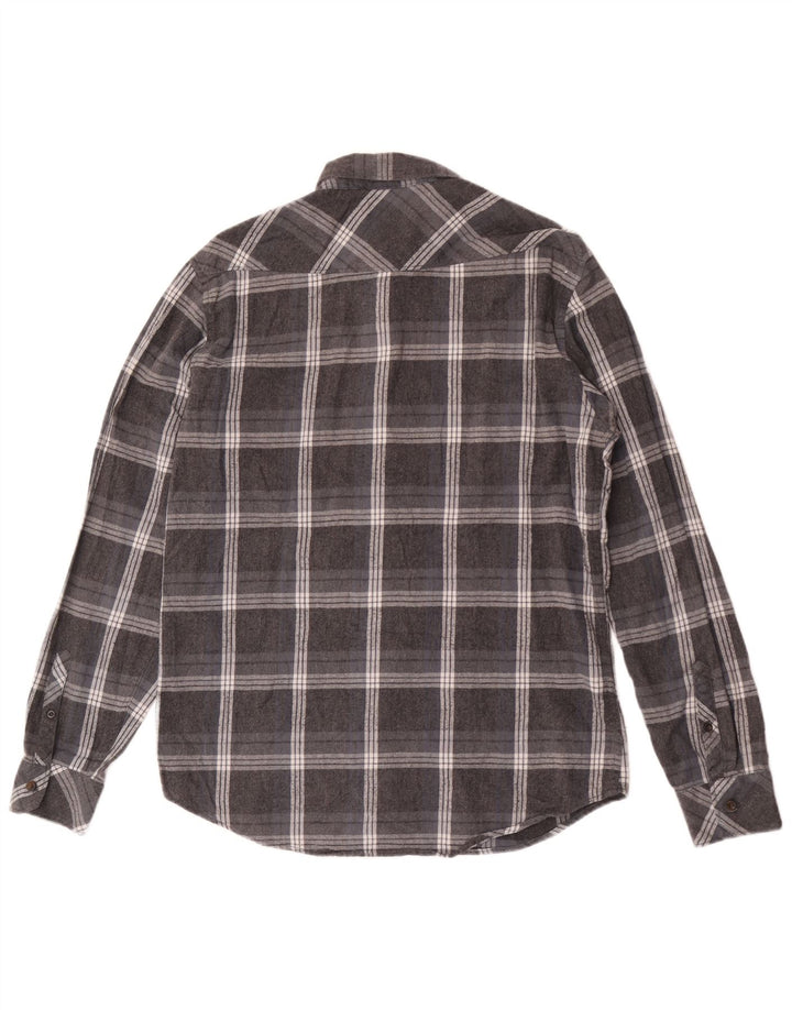 Billabong Chemise en flanelle pour hommes Grand coton à carreaux gris