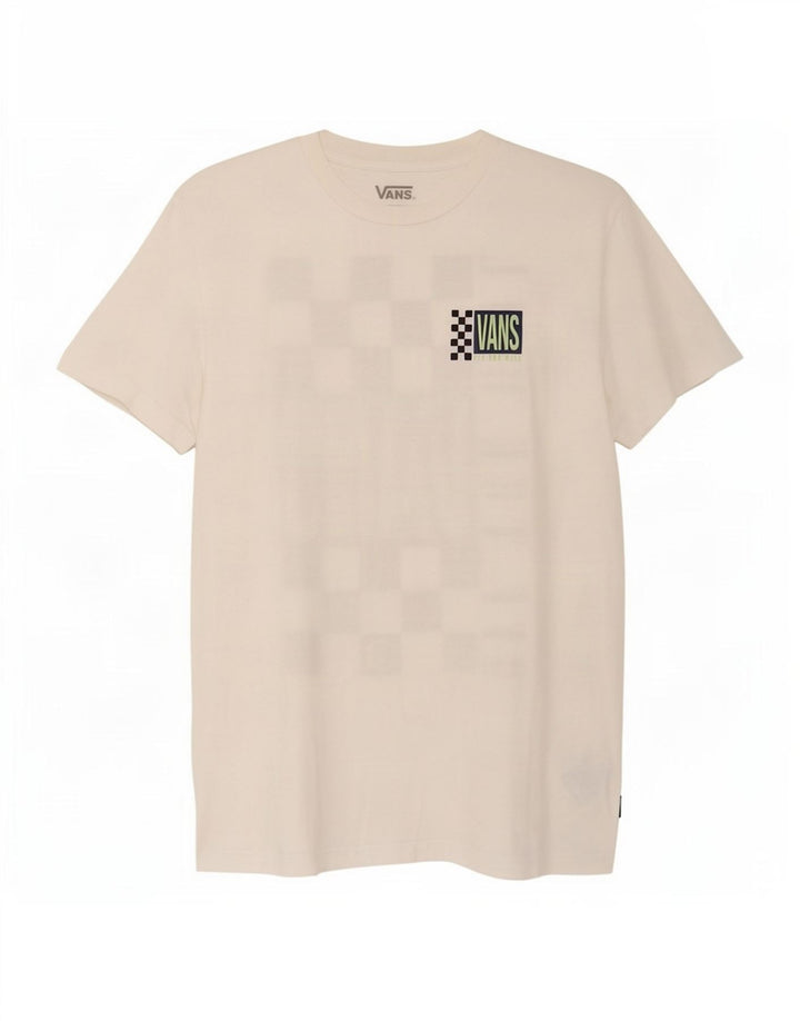 Vans T-shirt graphique pour hommes, petit haut en coton blanc