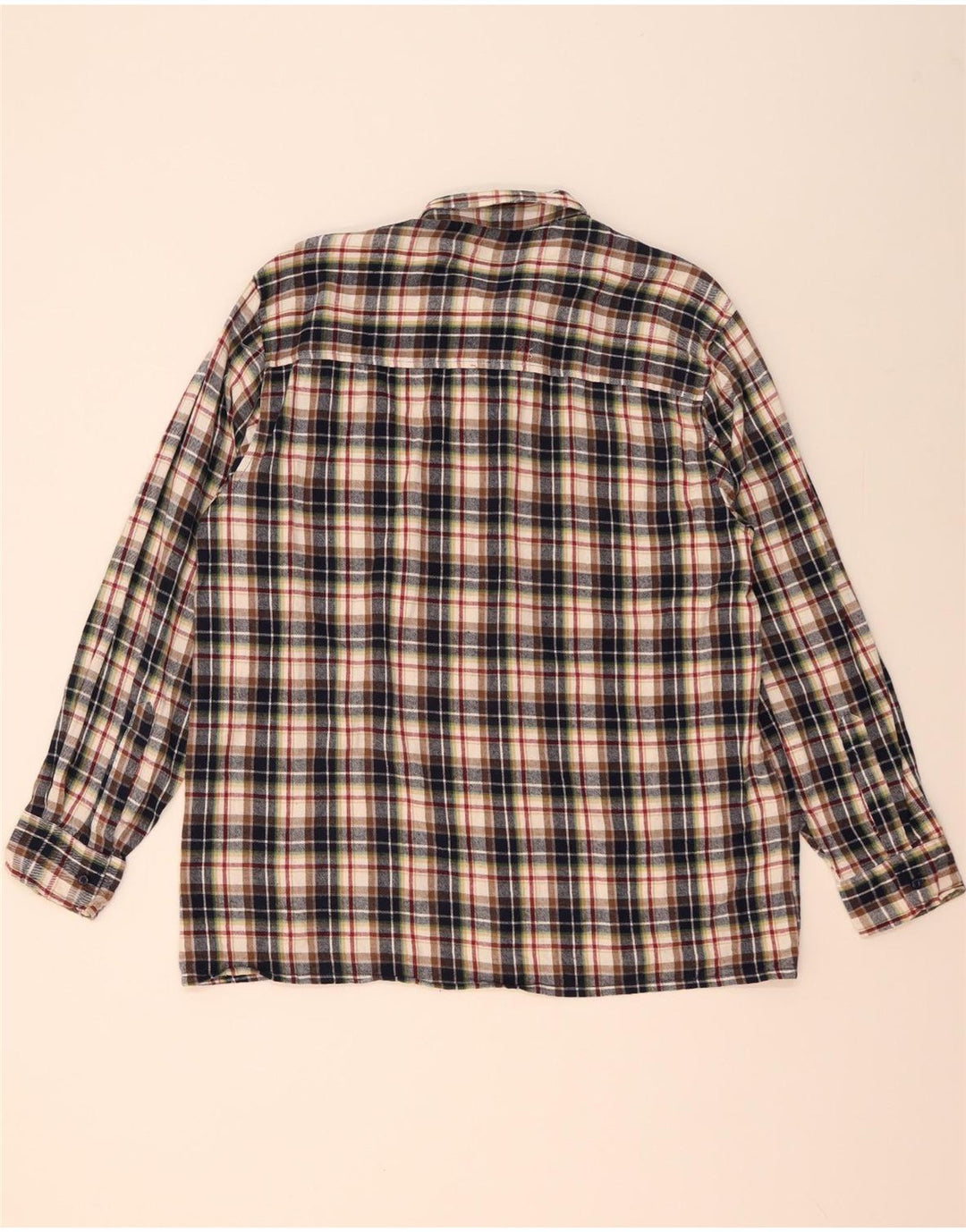 Follie Chemise Homme Taille 43/44 XL Coton à Carreaux Multicolore