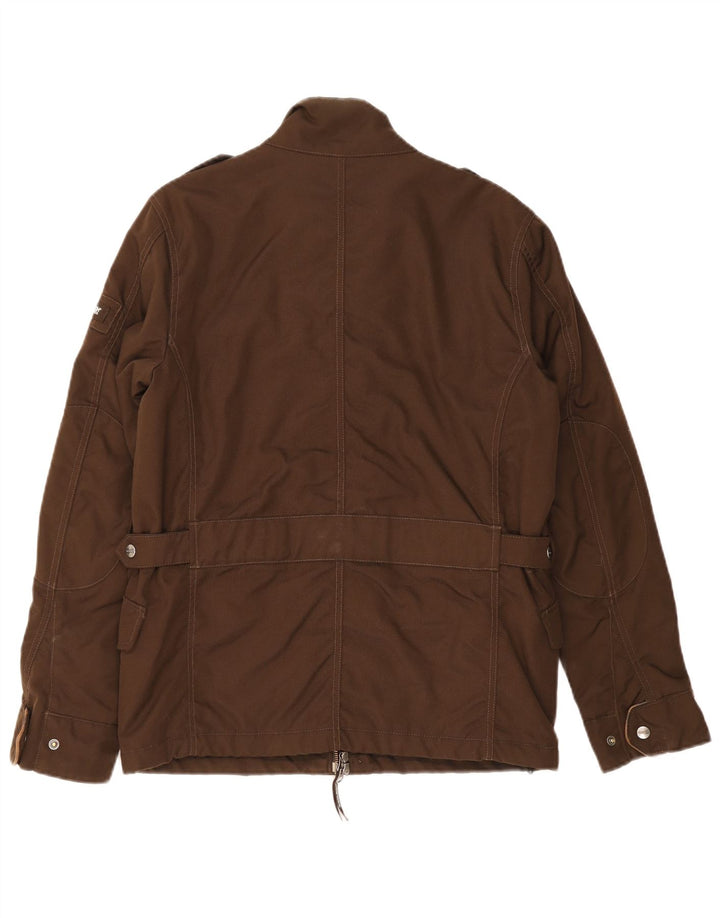 Woolrich Veste coupe-vent militaire pour homme UK 36 Small Kaki Nylon