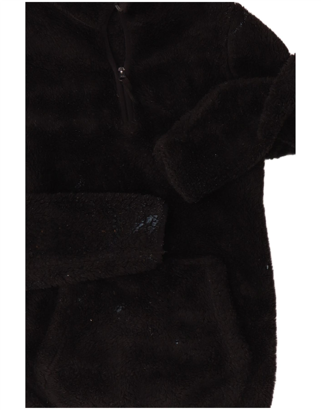 Mountain Warehouse Pull polaire à col zippé pour femme UK 12 Medium Noir