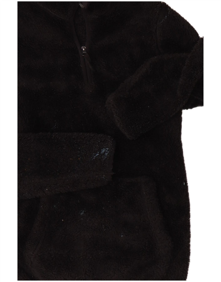 Mountain Warehouse Pull polaire à col zippé pour femme UK 12 Medium Noir