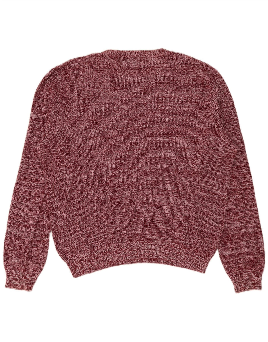 Penguin Pull à col rond pour homme en coton moucheté marron grand
