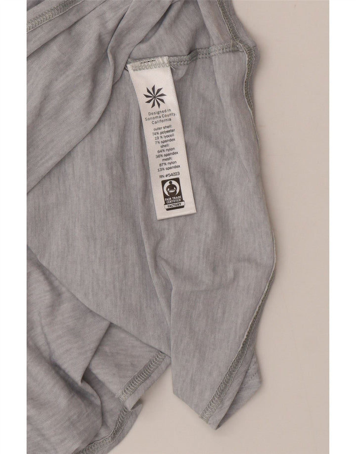 Athleta Débardeur pour femme UK 10 Petit Gris Polyester