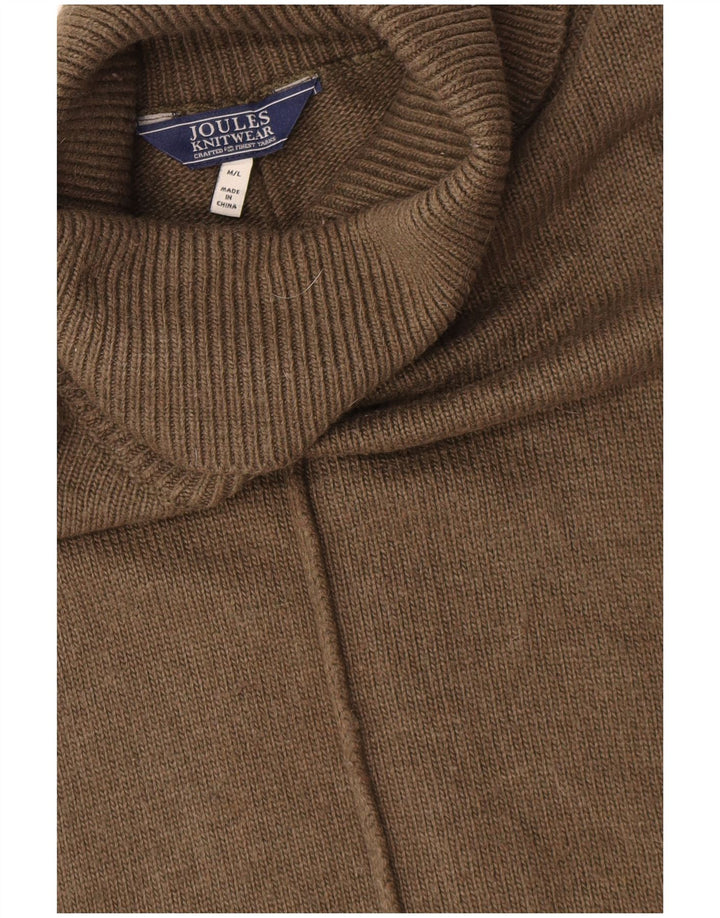Joules Pull poncho surdimensionné à col roulé pour femme UK 14 Kaki moyen en viscose