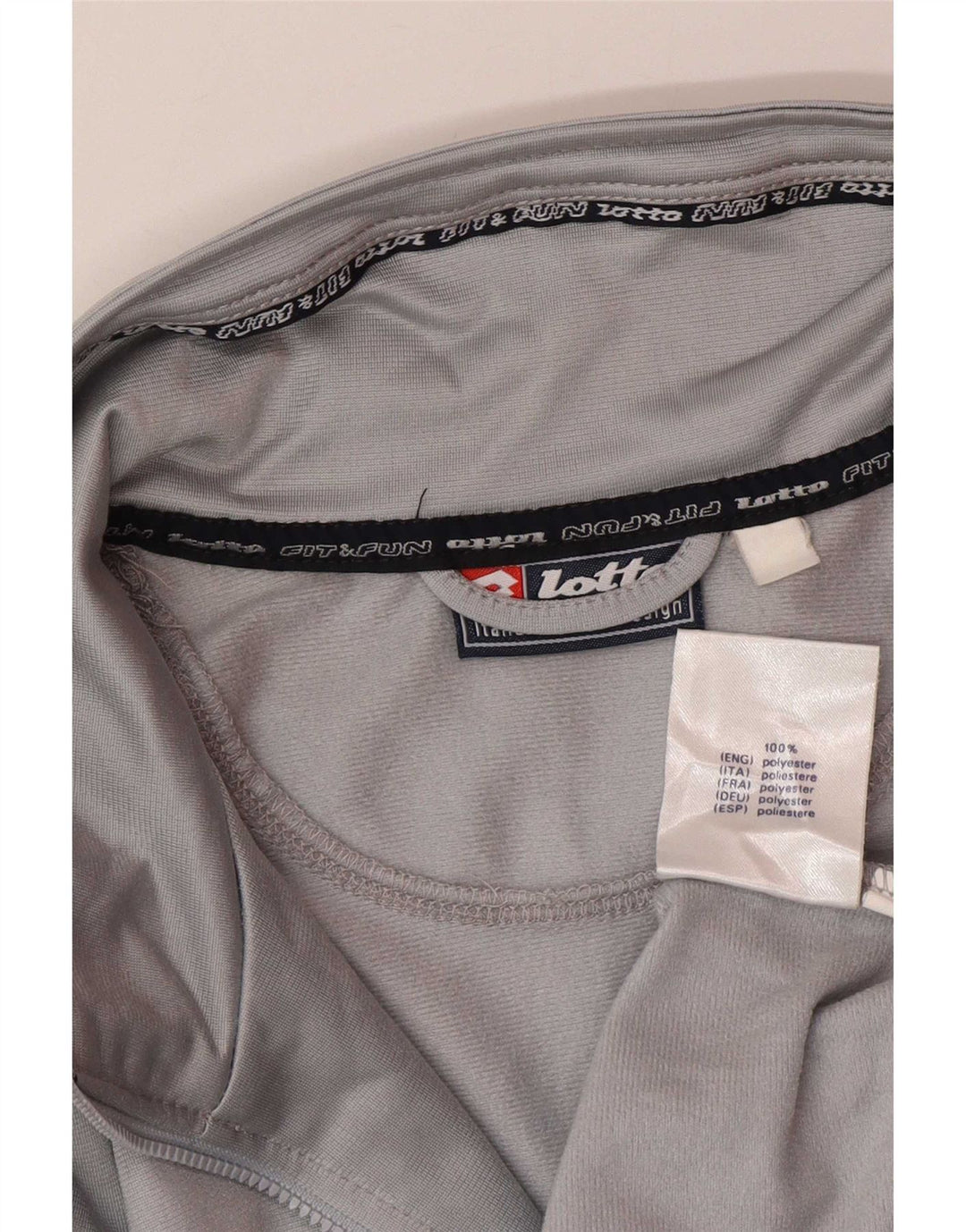 Lotto Veste de survêtement surdimensionnée pour femme UK 16 Large Gris Colorblock